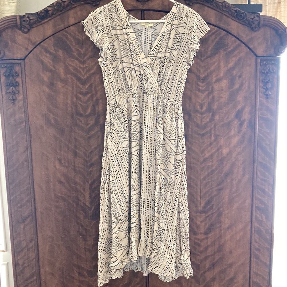 Kori American Printed Flowy Midi Dress